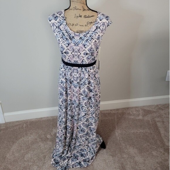 Jessica Simpson mixed print maternity dress - Picture 1 of 5
